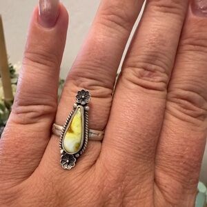 Dainty Palomino Sterling Silver Ring - Adjustable